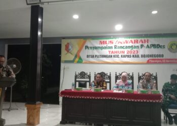 Musyawarah Penyampaian Rancangan P-APBDes Desa Plesungan