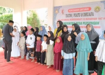 Pemdes Plesungan Salurkan Santunan untuk Anak Yatim/Piatu di Hari Asyura